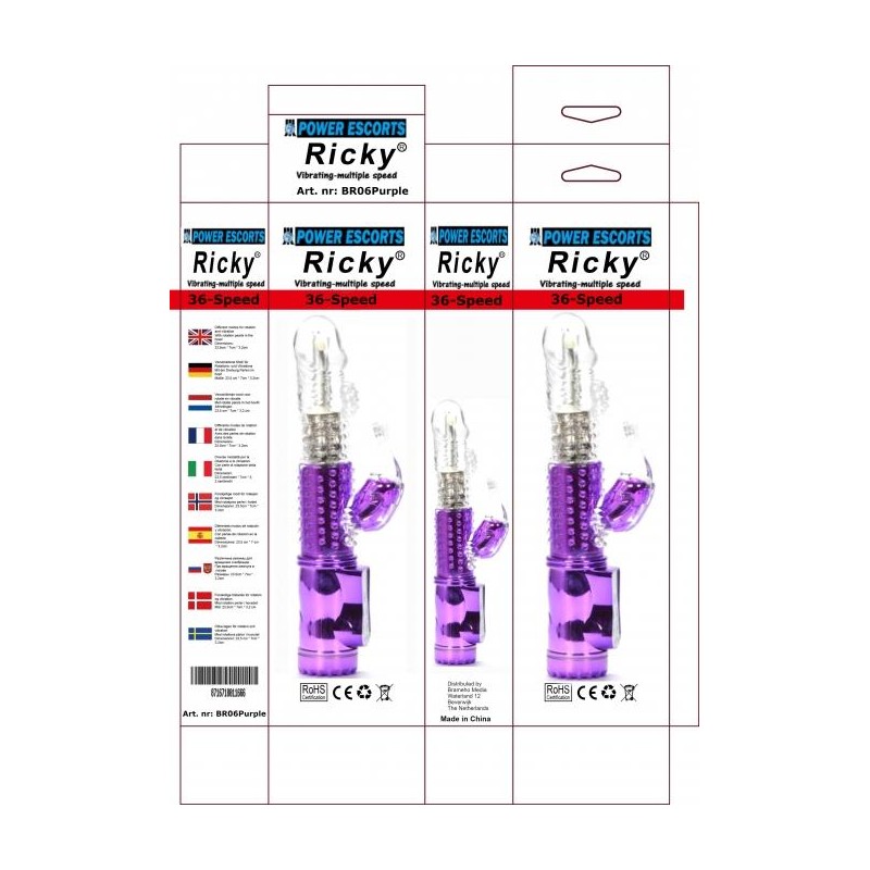 Ricky purple 36 speed rabbit 23,5 cm